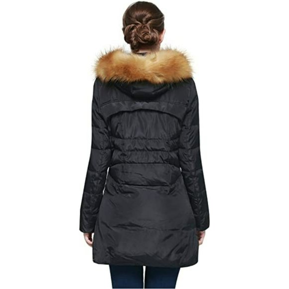 Black Orolay Duck Down feathered Jacket with large pockets size Medium - Picture 10 of 11